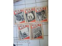 5 pcs. The War Illustrated 1940