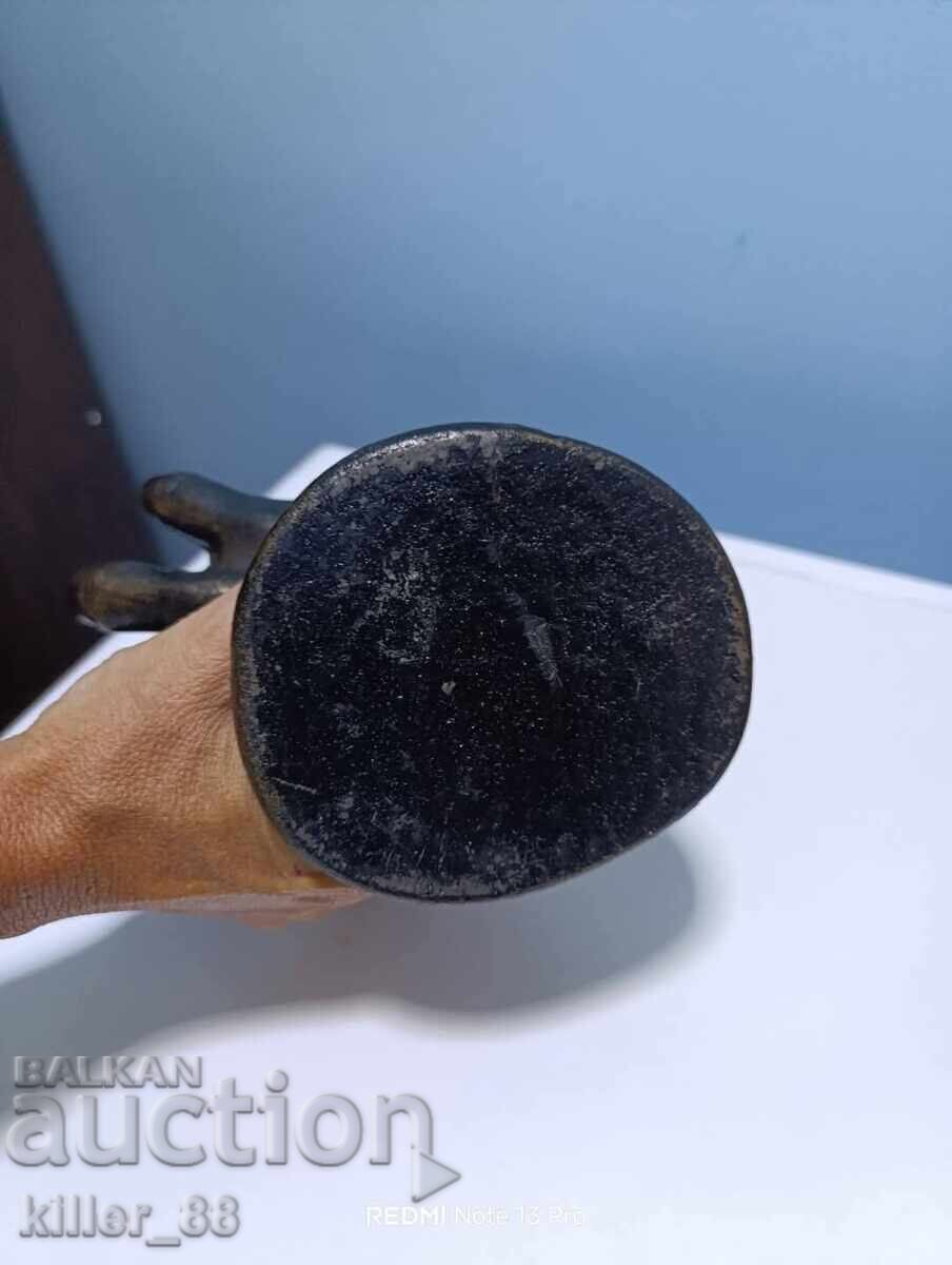 Vintage solid cast iron hand - 7