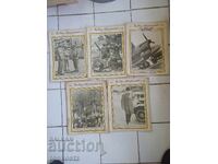 5 pcs. The War Illustrated 1945