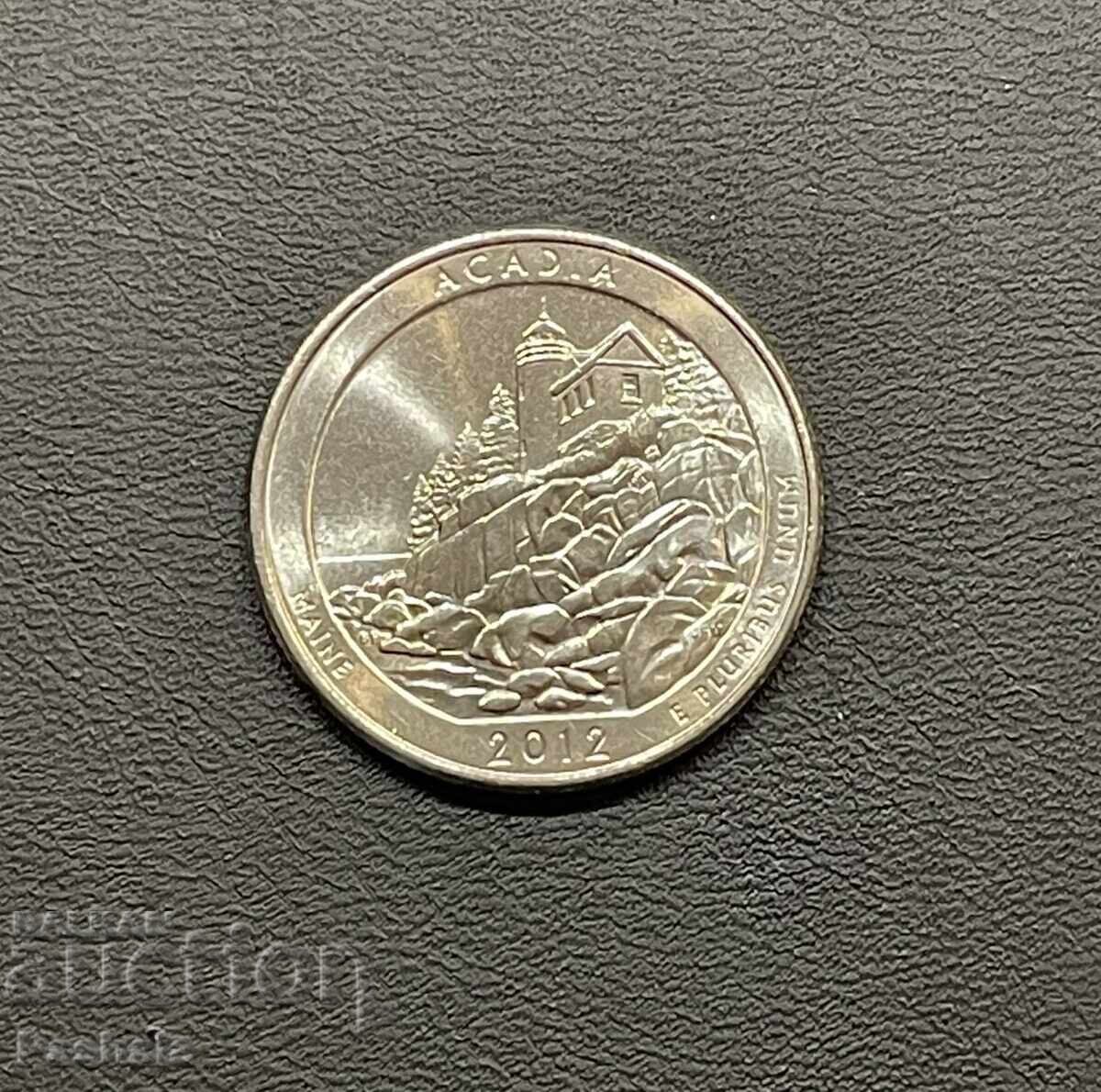 USA 25 Cent 2012 ACADIA USA 25 Cent 2012 ACADIA