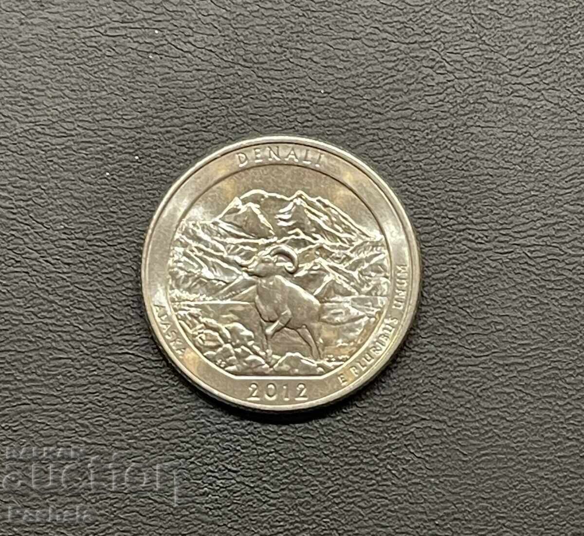 USA 25 cent 2012 DENALT USA 25 cent 2012 DENALT