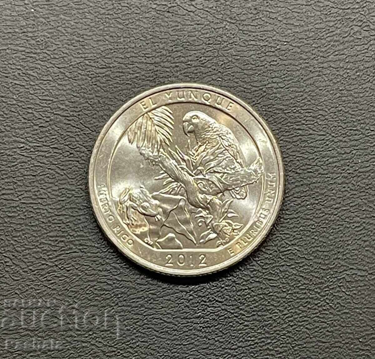 ΗΠΑ 25 σεντ 2012 EL YUNQUE ΗΠΑ 25 σεντ 2012 EL YUNQUE