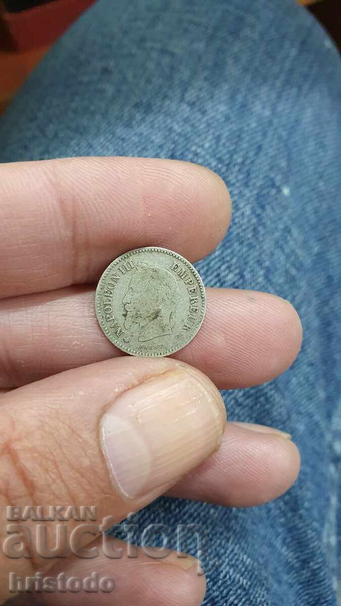 20 λεπτά Γαλλία 1867 ε με τιμή 15.00 BGN | € 7.67 20 λεπτά Γαλλία 1867 ε με τιμή 15.00 BGN | € 7.67