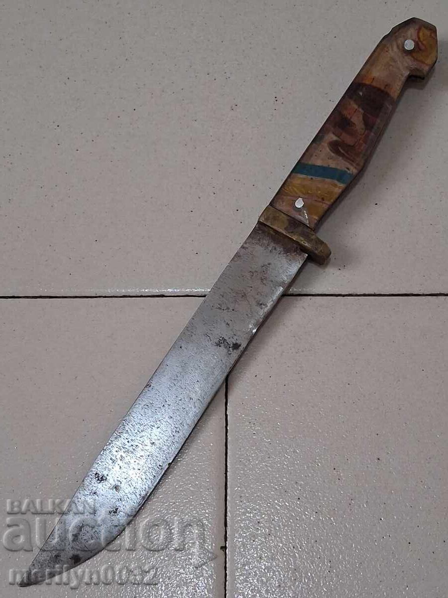 Παλιό μαχαίρι με εγχάρακτα Ν.Λ.Δ. λεπίδα με τιμή 69.00 BGN | € 35.28