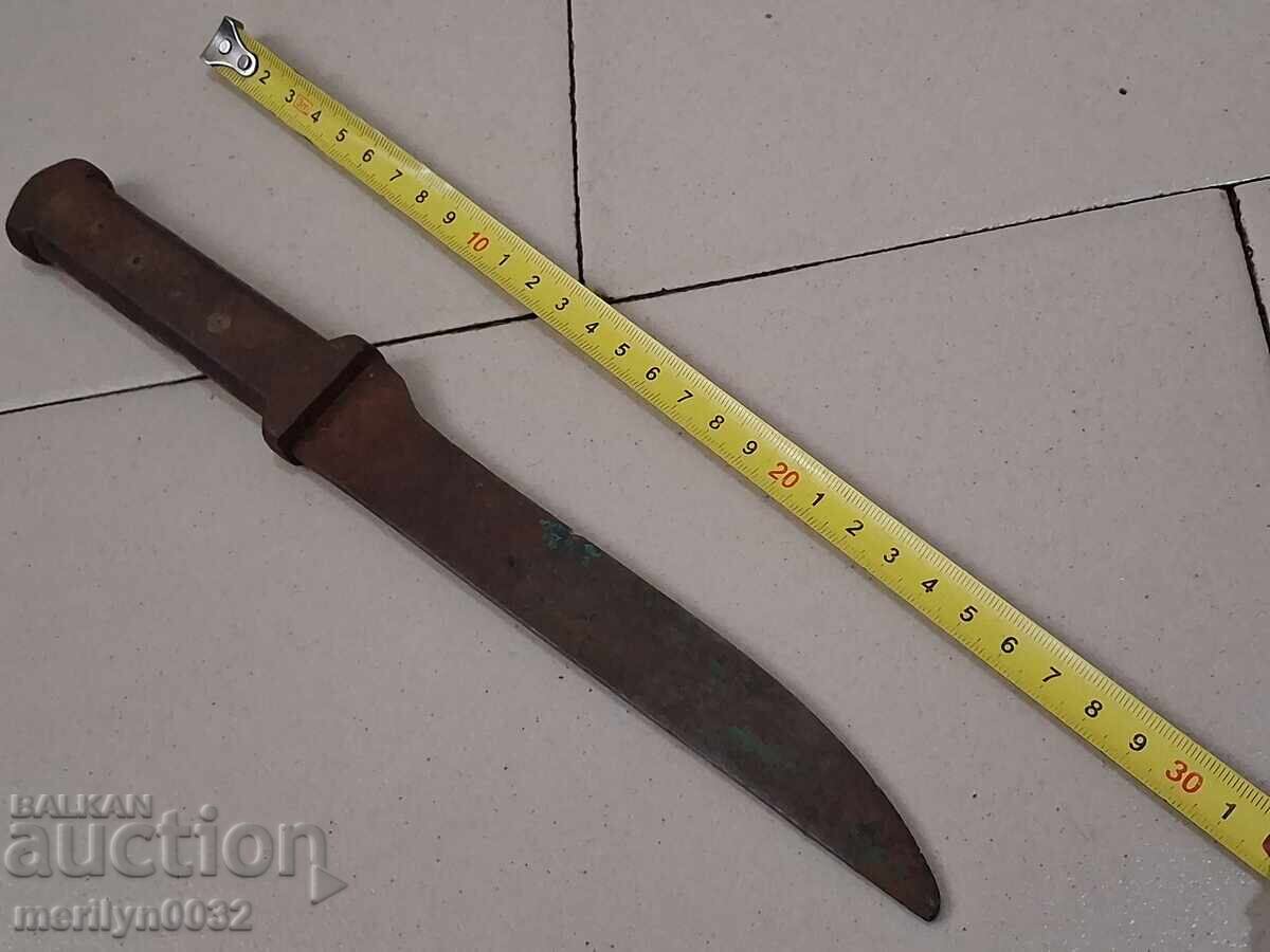Cuțit de tranșee bulgăresc Primul Război Mondial WW1 1916 - 5