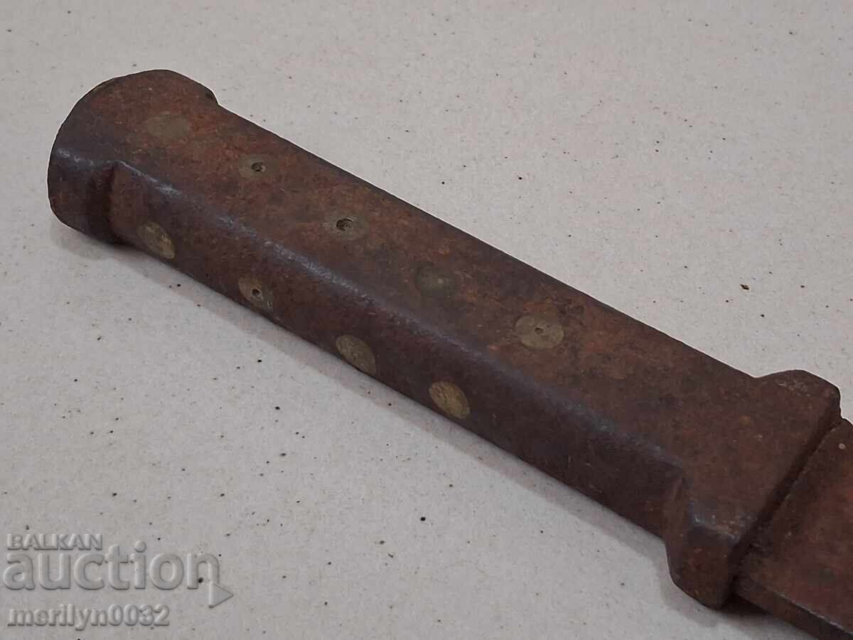 Cuțit de tranșee bulgăresc Primul Război Mondial WW1 1916 - 6