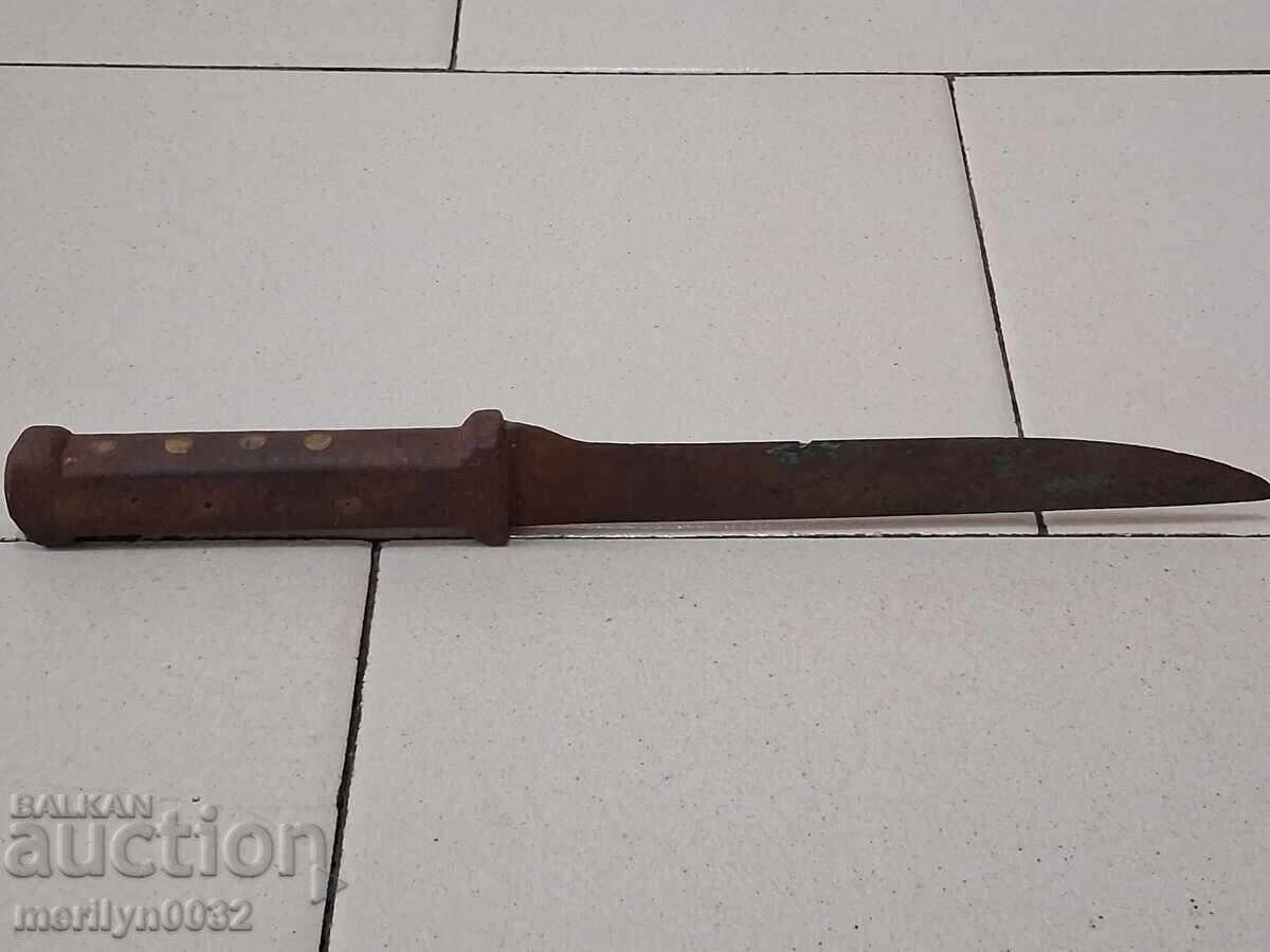 Cuțit de tranșee bulgăresc Primul Război Mondial WW1 1916 - 7
