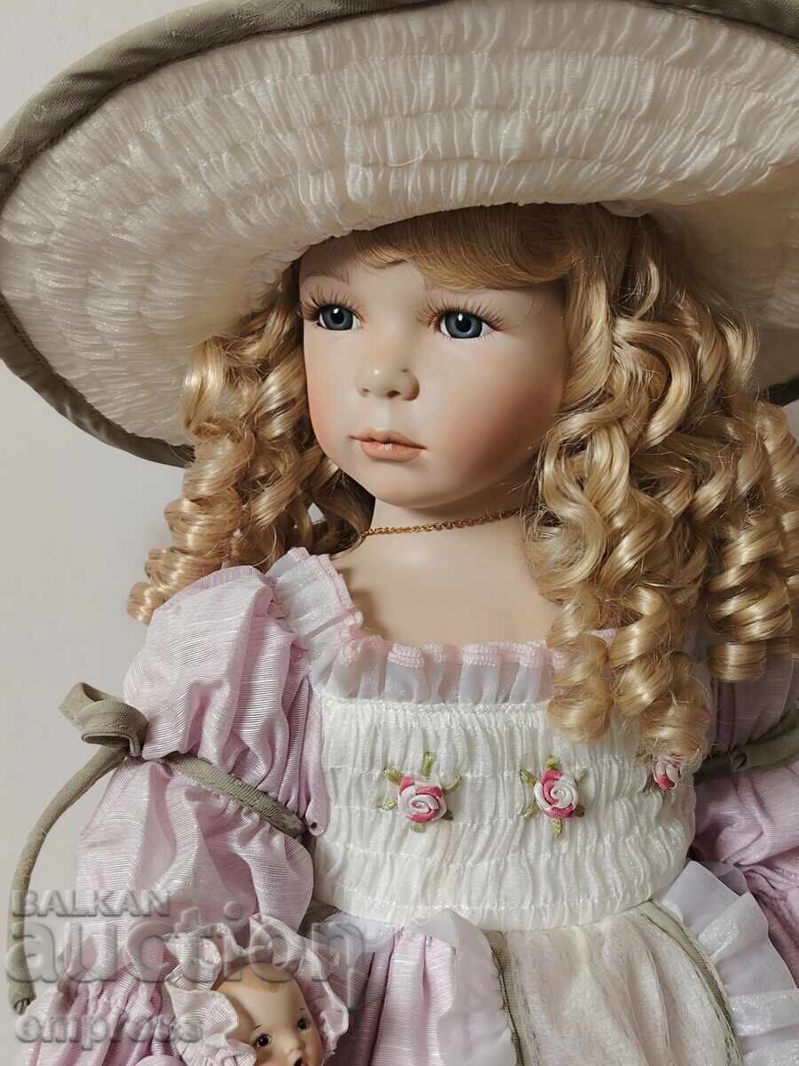 Large porcelain doll with price 400.00 BGN | € 204.52