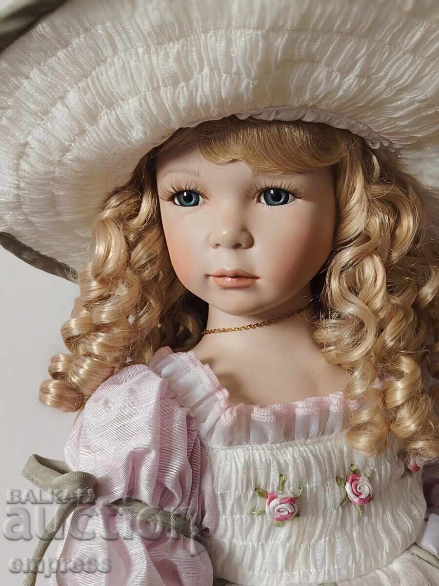 Auction  Large porcelain doll