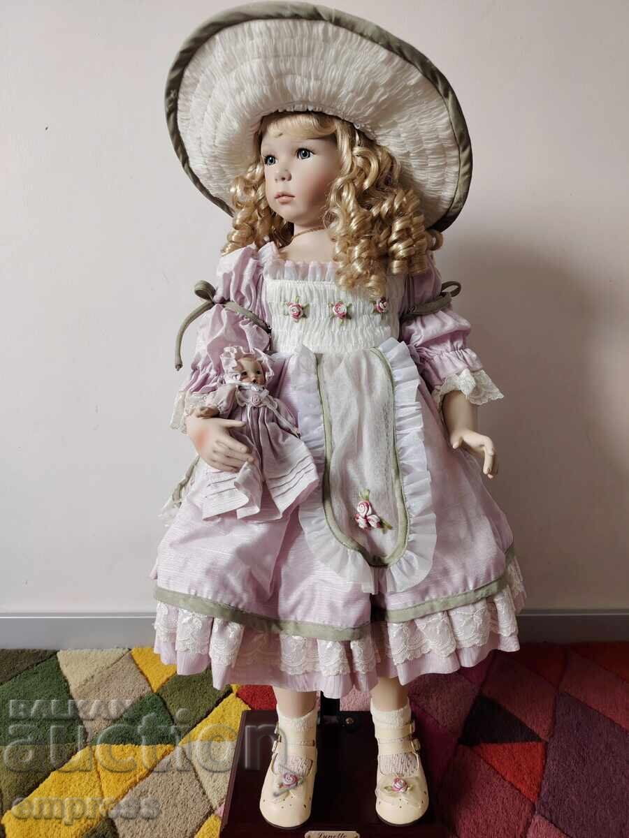 Large porcelain doll