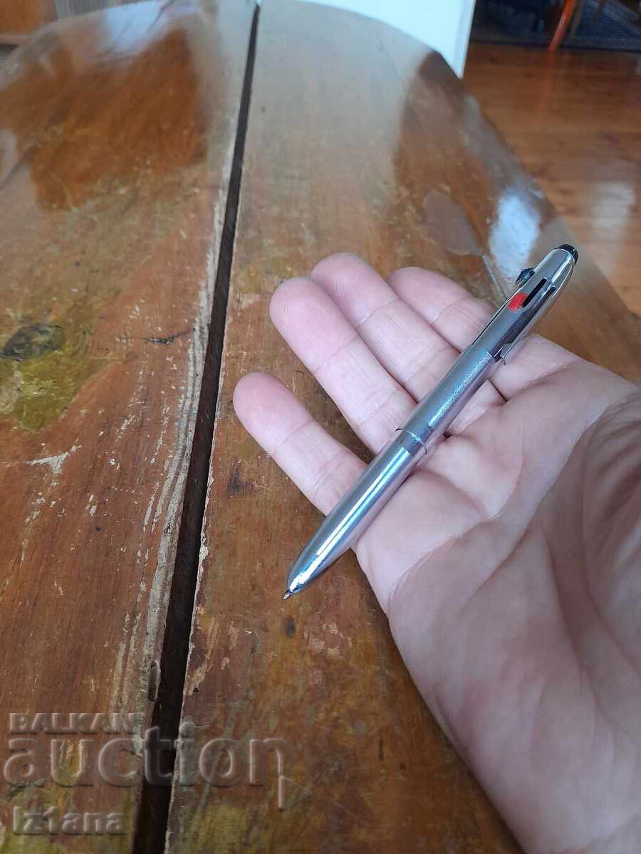 Παλιό πολύχρωμο στυλό, χημικό, στυλό - 5