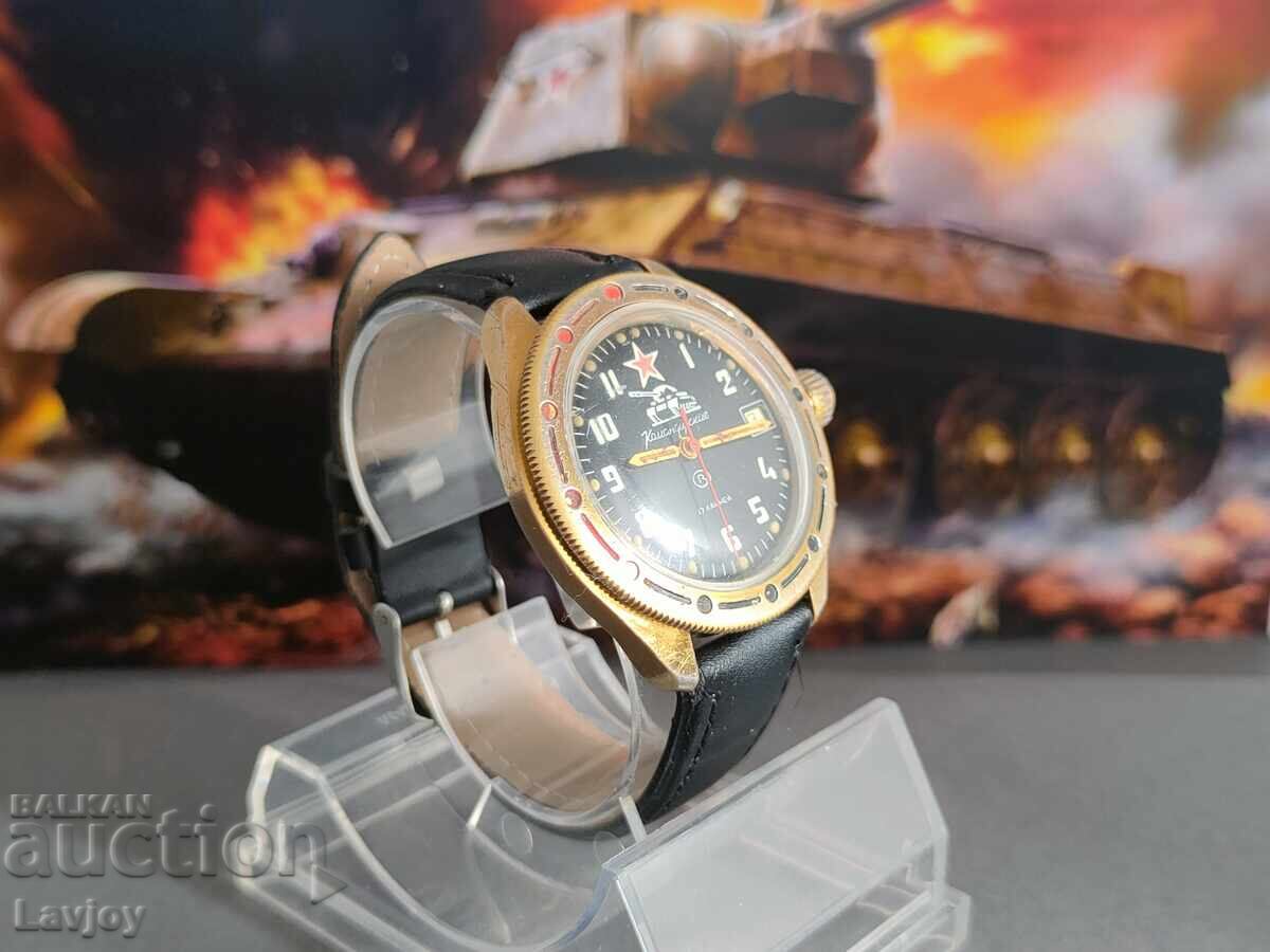 Vostok ☭ Komandirskie ☭ Tank Black Dial with price 99.00 BGN | € 50.62