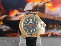 Vostok ☭ Komandirskie ☭ Tank Black Dial