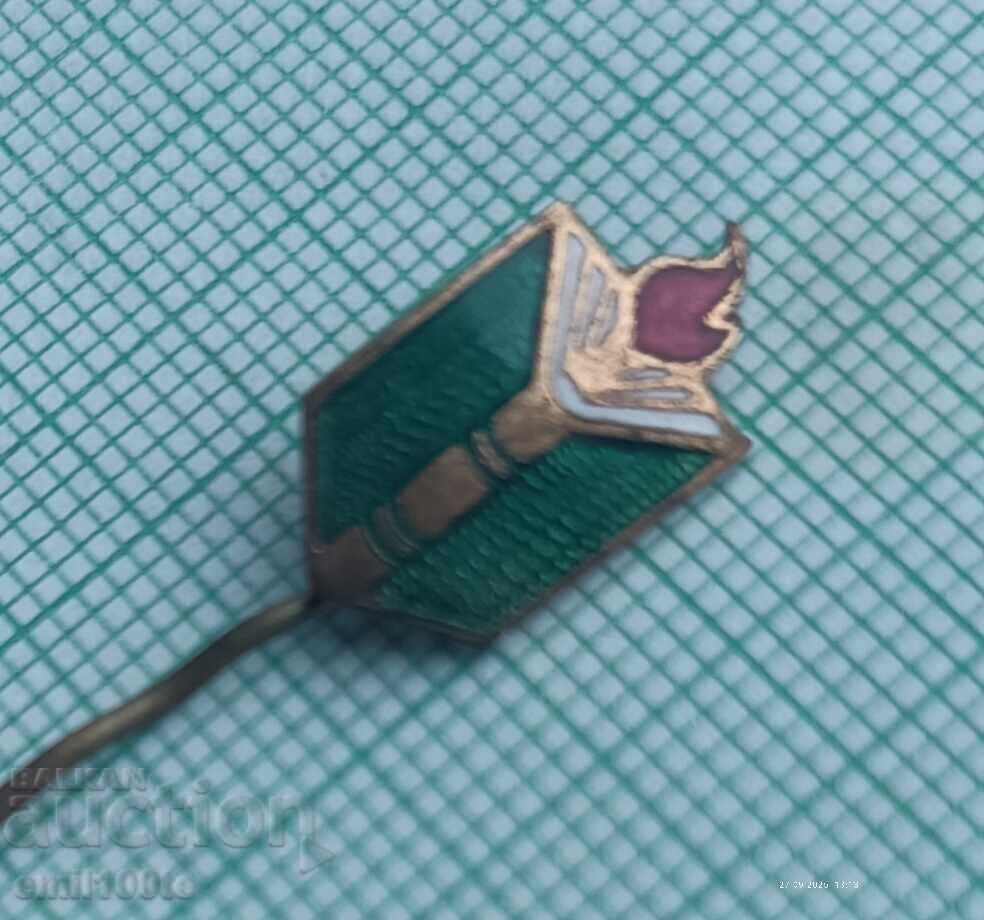 Auction  Badge - Book Education