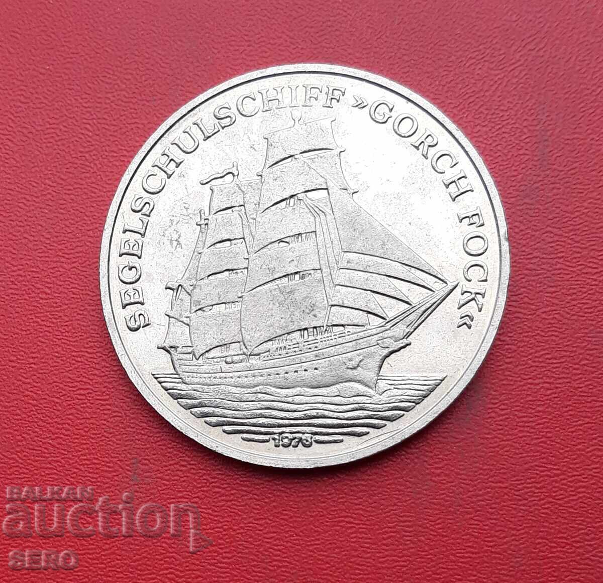 Μετάλλιο-Γερμανία 1976-ιστιοφόρο πλοίο Μετάλλιο-Γερμανία 1976-ιστιοφόρο πλοίο