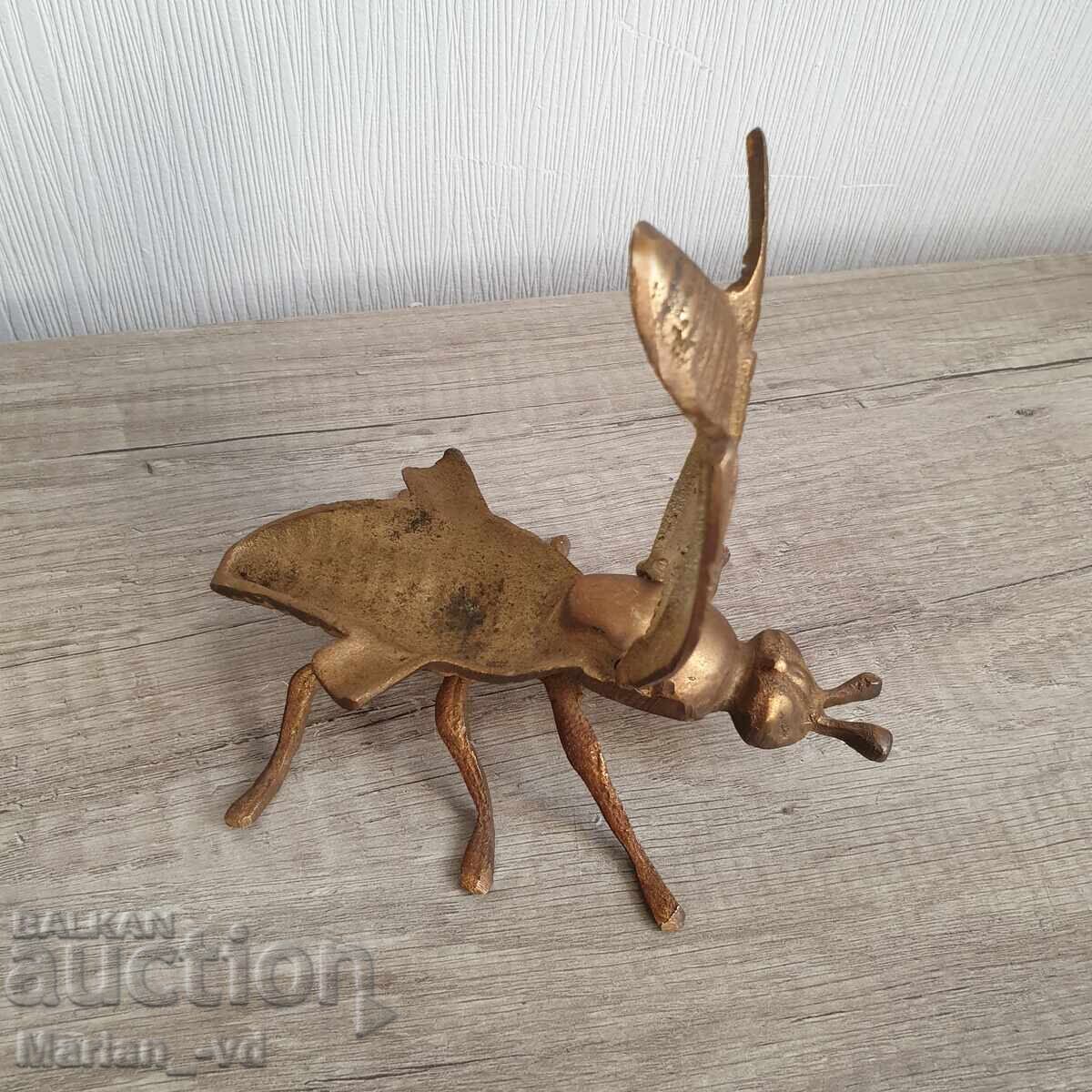 Licitație Cenușar din bronz, muscă Licitație Cenușar din bronz, muscă