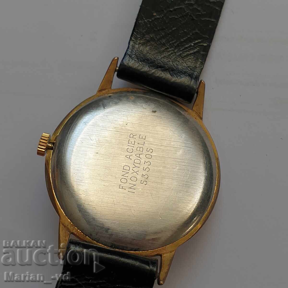 Men's Swiss Mechanical Gold-Plated BWC Watch - 7