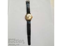 Ceas bărbătesc elvețian mecanic placat cu aur BWC