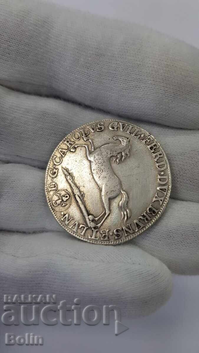 Monedă rară de argint 2/3 taler 1798 24 - MARIEN GROSCH - 6