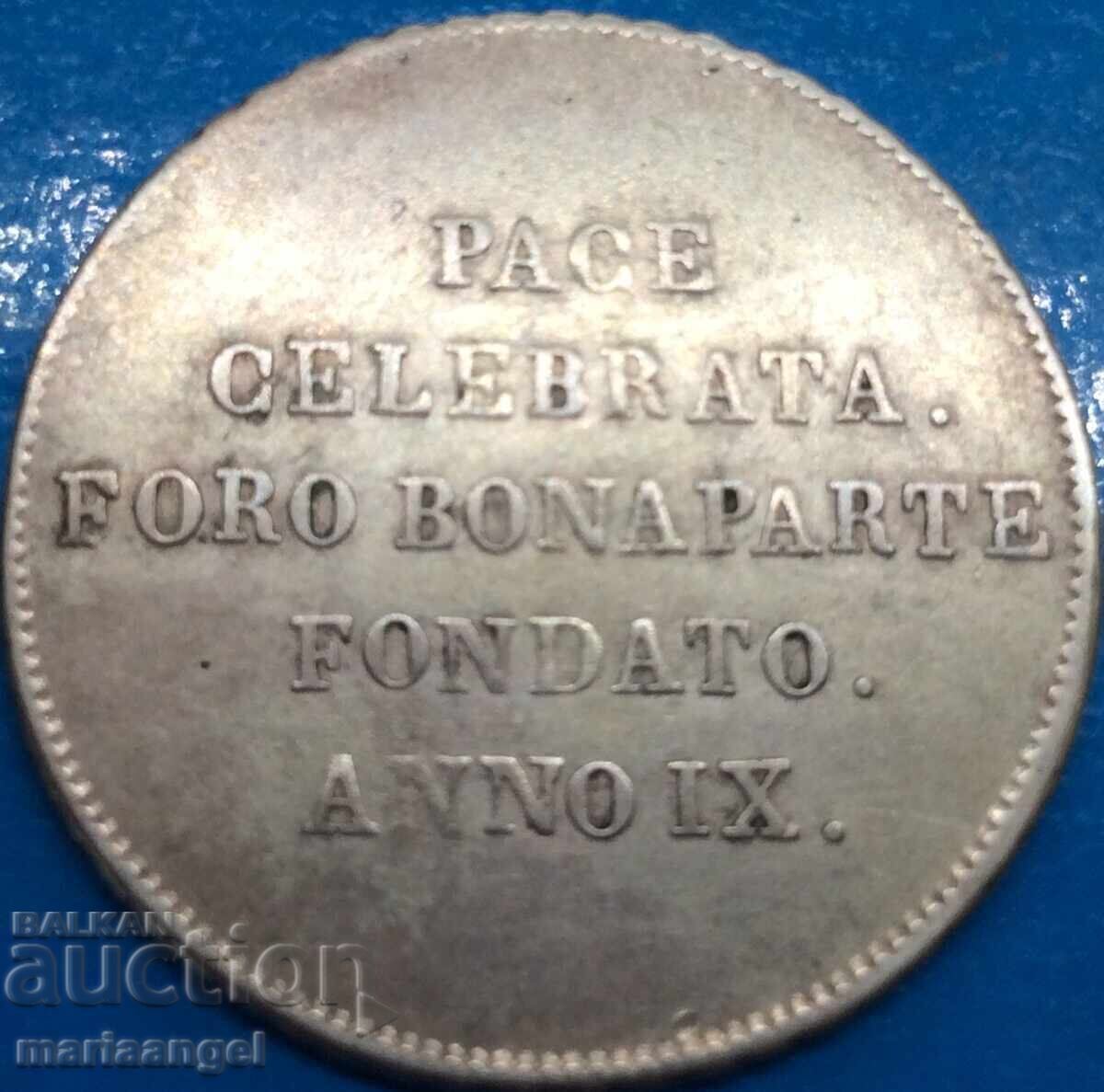 Napoleon 30 Soldi 1800 - 1801 Cisalpine Italy Foundation - 6