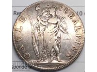 Napoleon 5 Franc LaN 10 (1802) Subalpina 24,78g argint