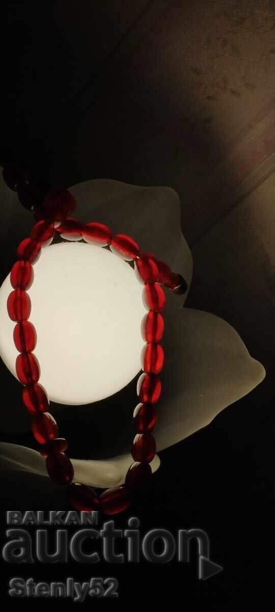Delivery of Amber prayer beads, red amber Delivery of Amber prayer beads, red amber