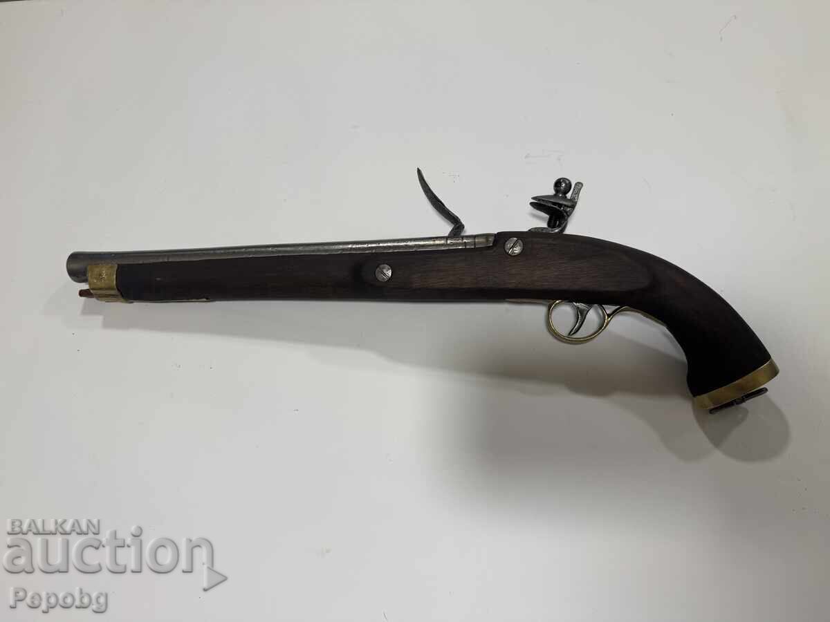 Стар кремъчен пищов, пистолет, револвер - 6
