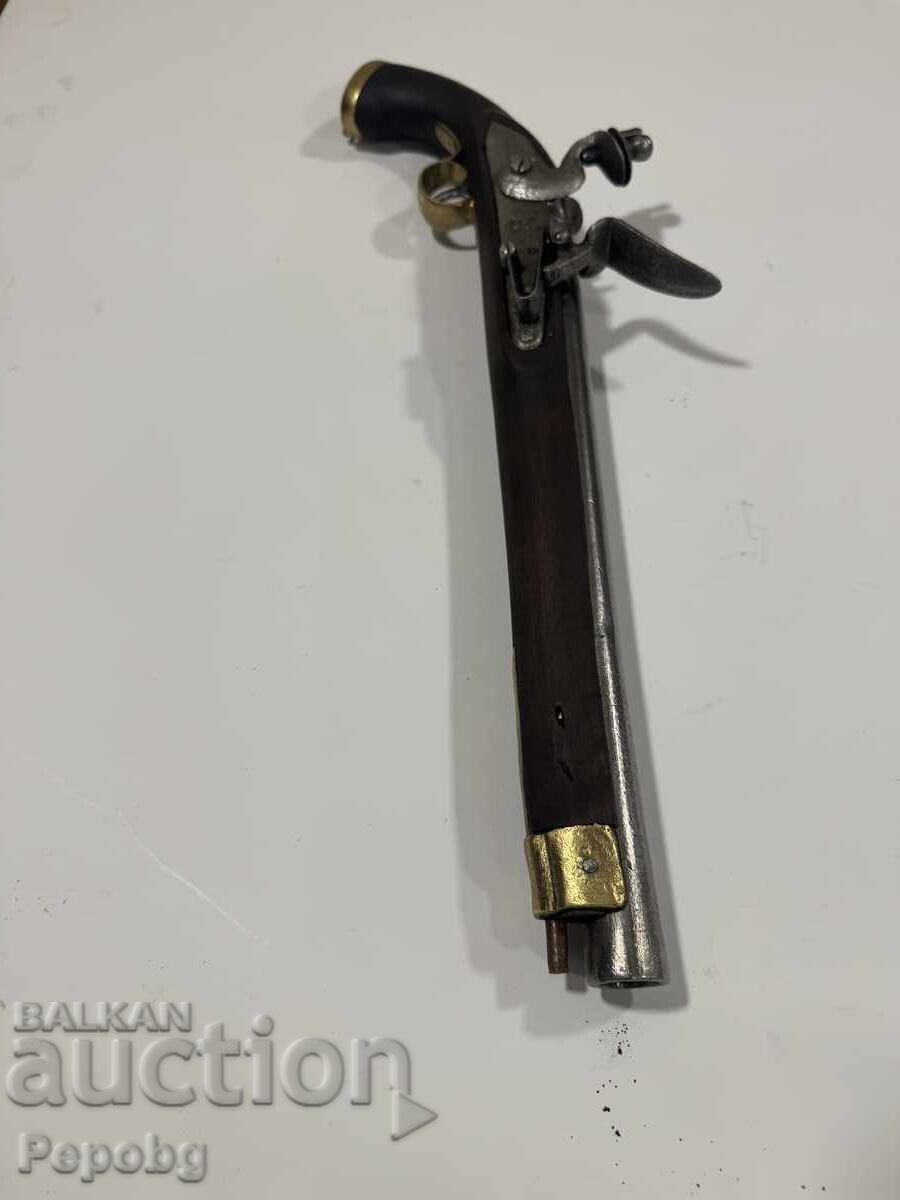 Стар кремъчен пищов, пистолет, револвер - 7