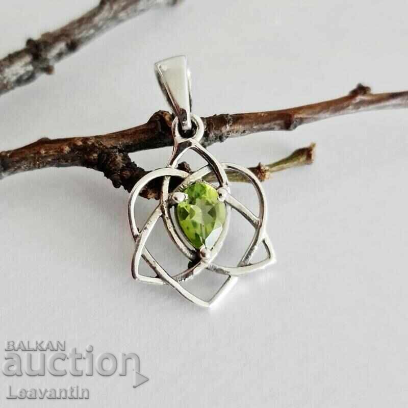 Pendant "New Energy" - Silver 925 and Peridot with price 46.00 BGN | € 23.52