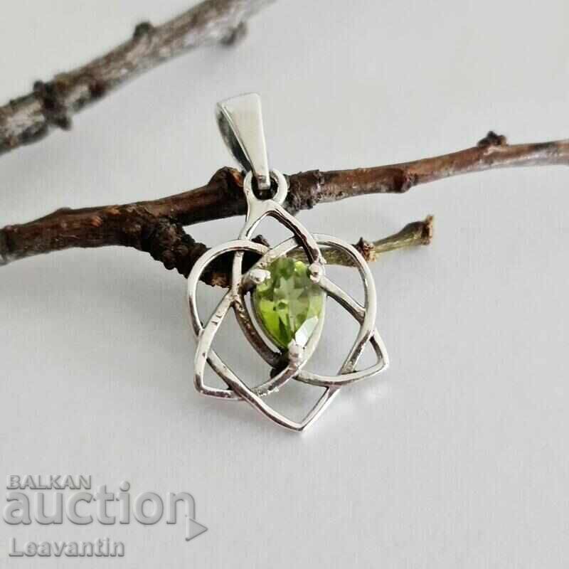 Delivery of Pendant "New Energy" - Silver 925 and Peridot
