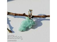 Pandantiv din argint „Inima Atlantidei” cu Larimar