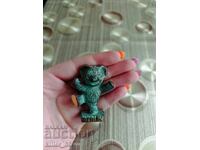 Figurină rară de bronz cu ursuleț din anii '60