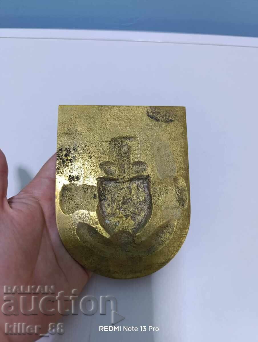 Παράδοση Μετάλλινο πλακέ με σύνδεση με το Γερμανικό Ναυτικό