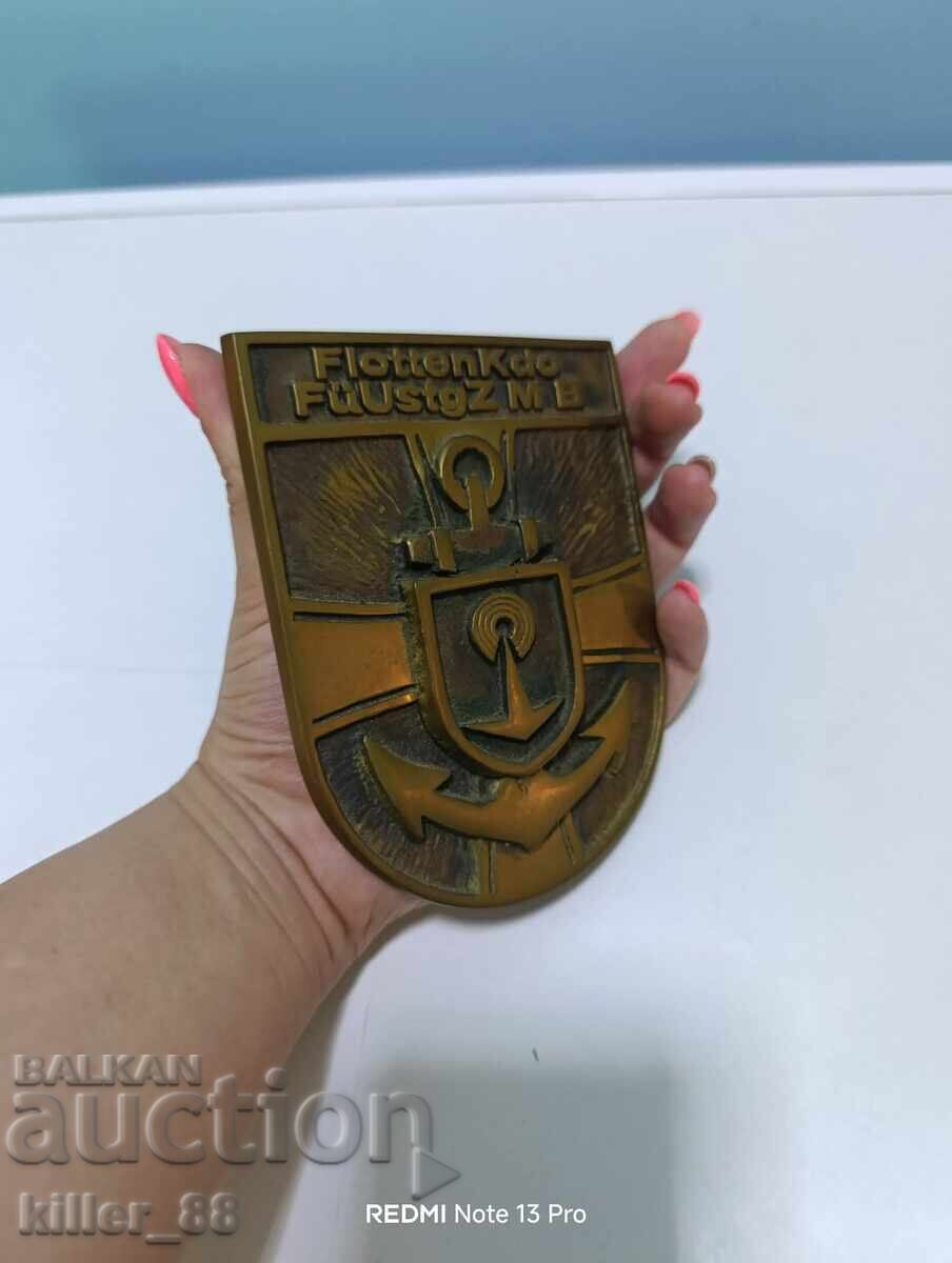 Μετάλλινο πλακέ με σύνδεση με το Γερμανικό Ναυτικό - 5