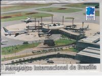 Postcard MAX FDC Brasilia Airport Airplanes