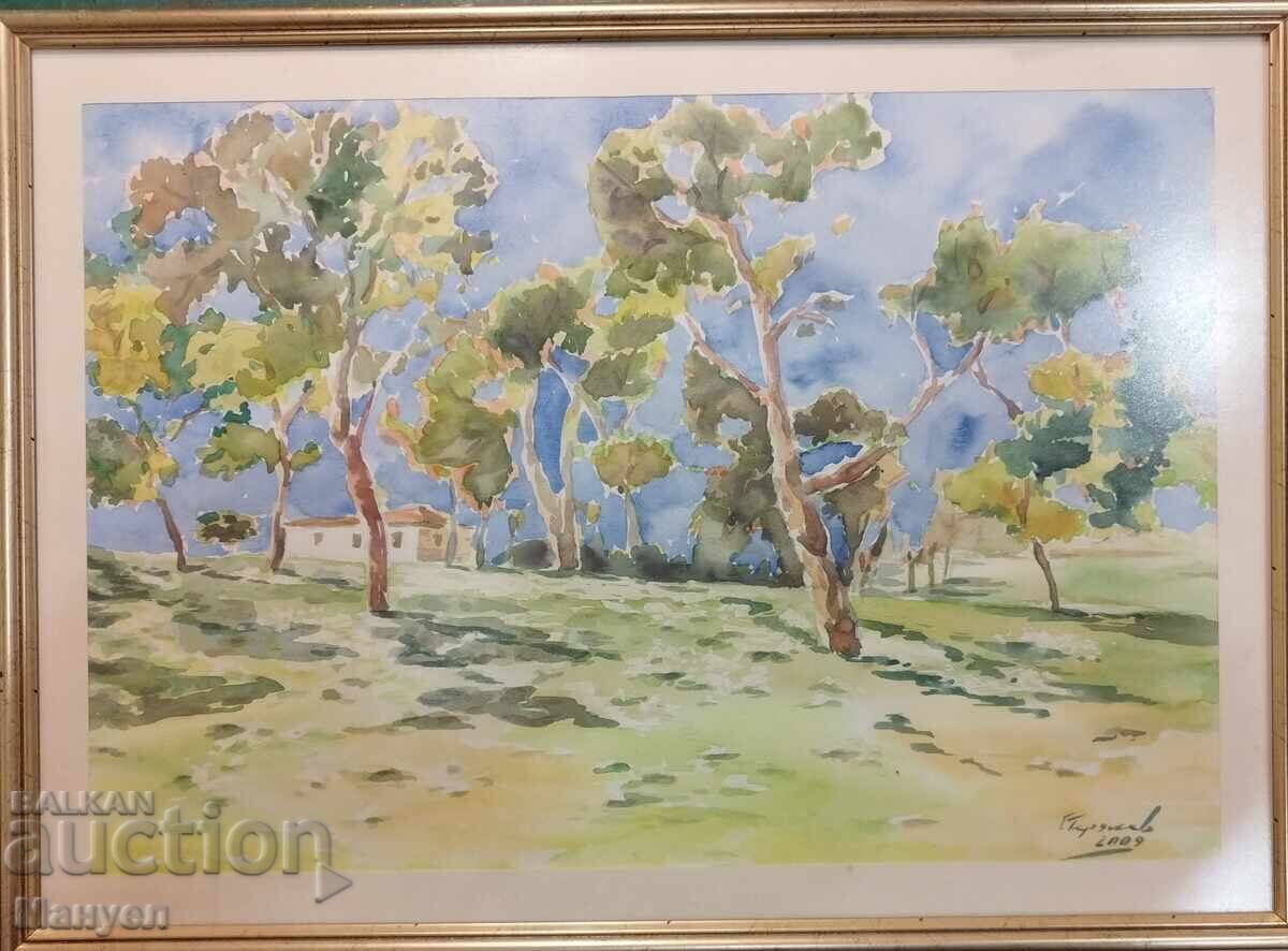 Pleasant watercolor by Georgi Terziev