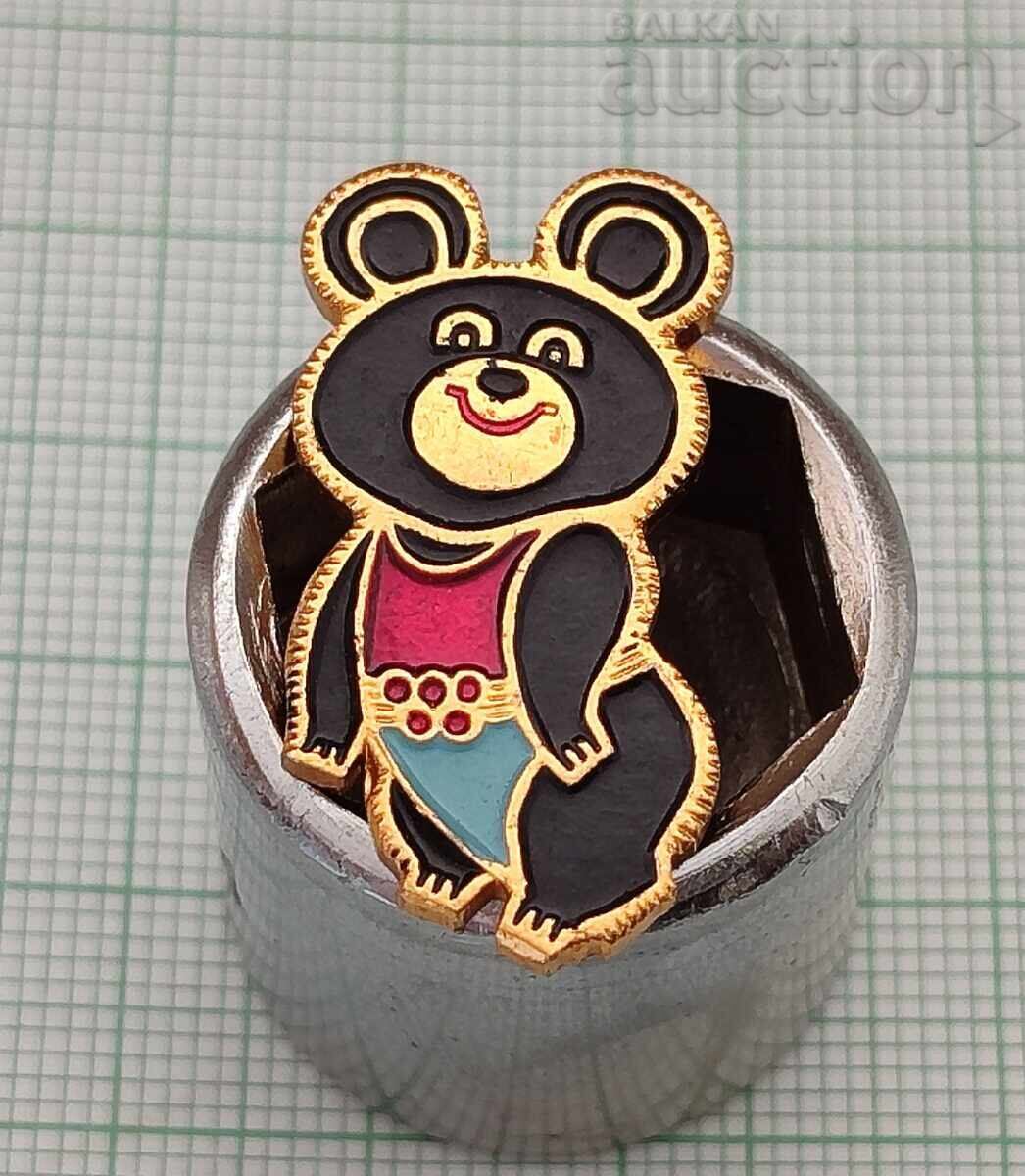 МЕЧЕТО МИША ОЛИМПИАДА МОСКВА 1980 ТАЛИСМАН СССР ЗНАЧКА МЕЧЕТО МИША ОЛИМПИАДА МОСКВА 1980 ТАЛИСМАН СССР ЗНАЧКА