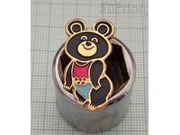 МЕЧЕТО МИША ОЛИМПИАДА МОСКВА 1980 ТАЛИСМАН СССР ЗНАЧКА