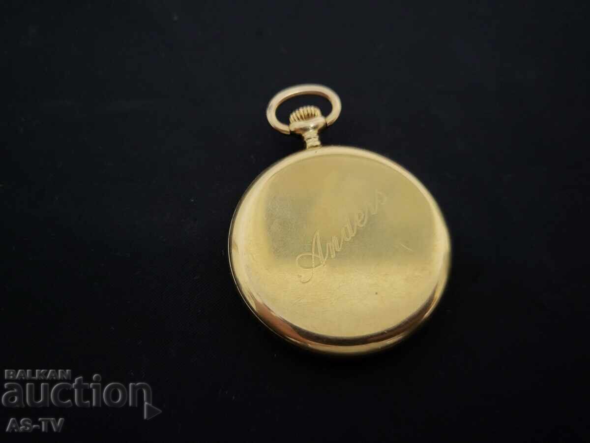 Доставка на Позлатени джобен часовник Certina