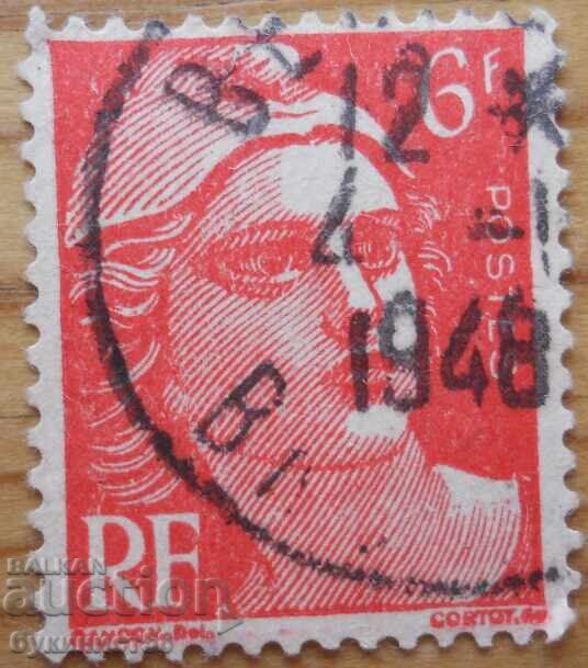 Γαλλία "Μαριάννα - σύμβολο της Γαλλίας" - 1948