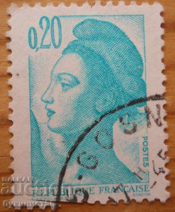 France "Type Liberty" - 1982 France "Type Liberty" - 1982