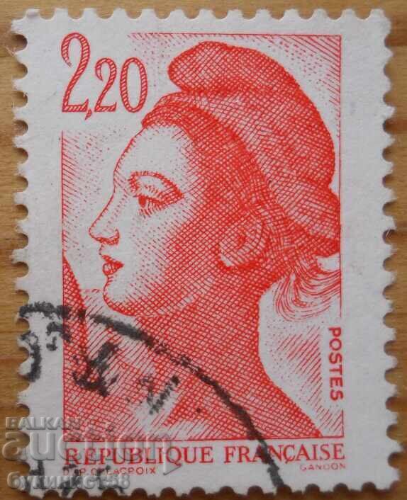 France "Type Liberty" - 1982 France "Type Liberty" - 1982