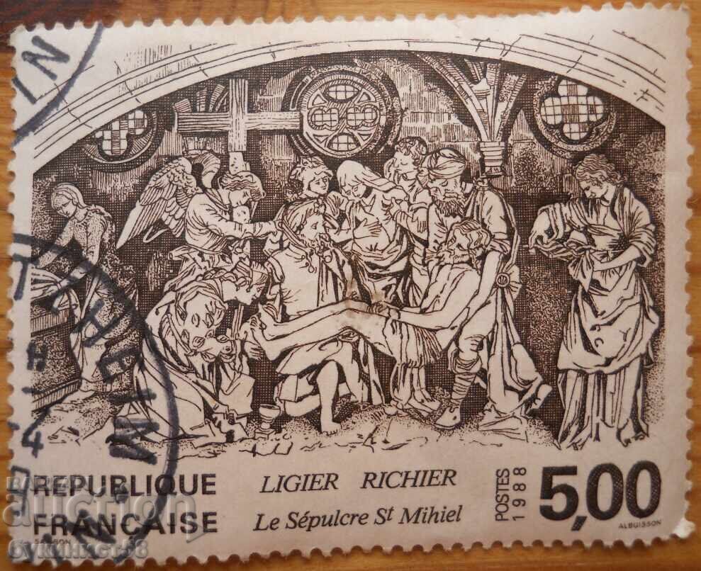 Γαλλία "Εικαστικά - Λιζιέ Ρισέ" - 1988 Γαλλία "Εικαστικά - Λιζιέ Ρισέ" - 1988