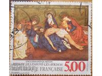 Franța "Artă plastică - Pietà de Villeneuve" - 1988