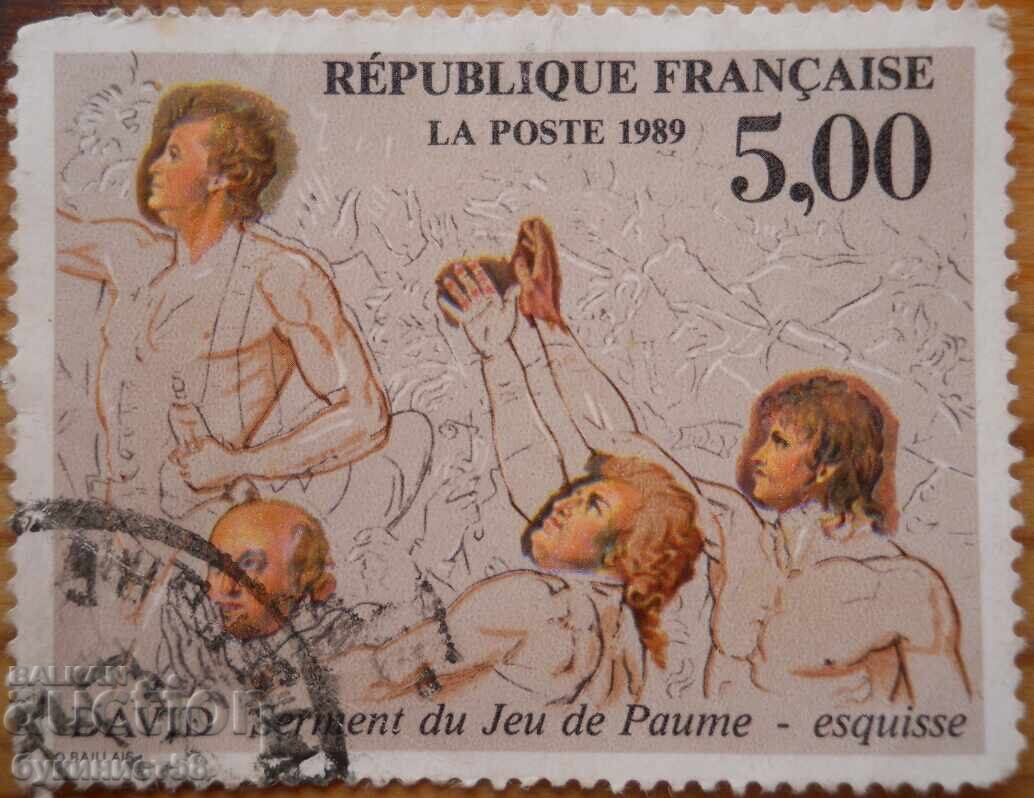 Franța "Jurământul de pe terenul de tenis - David" - 1989