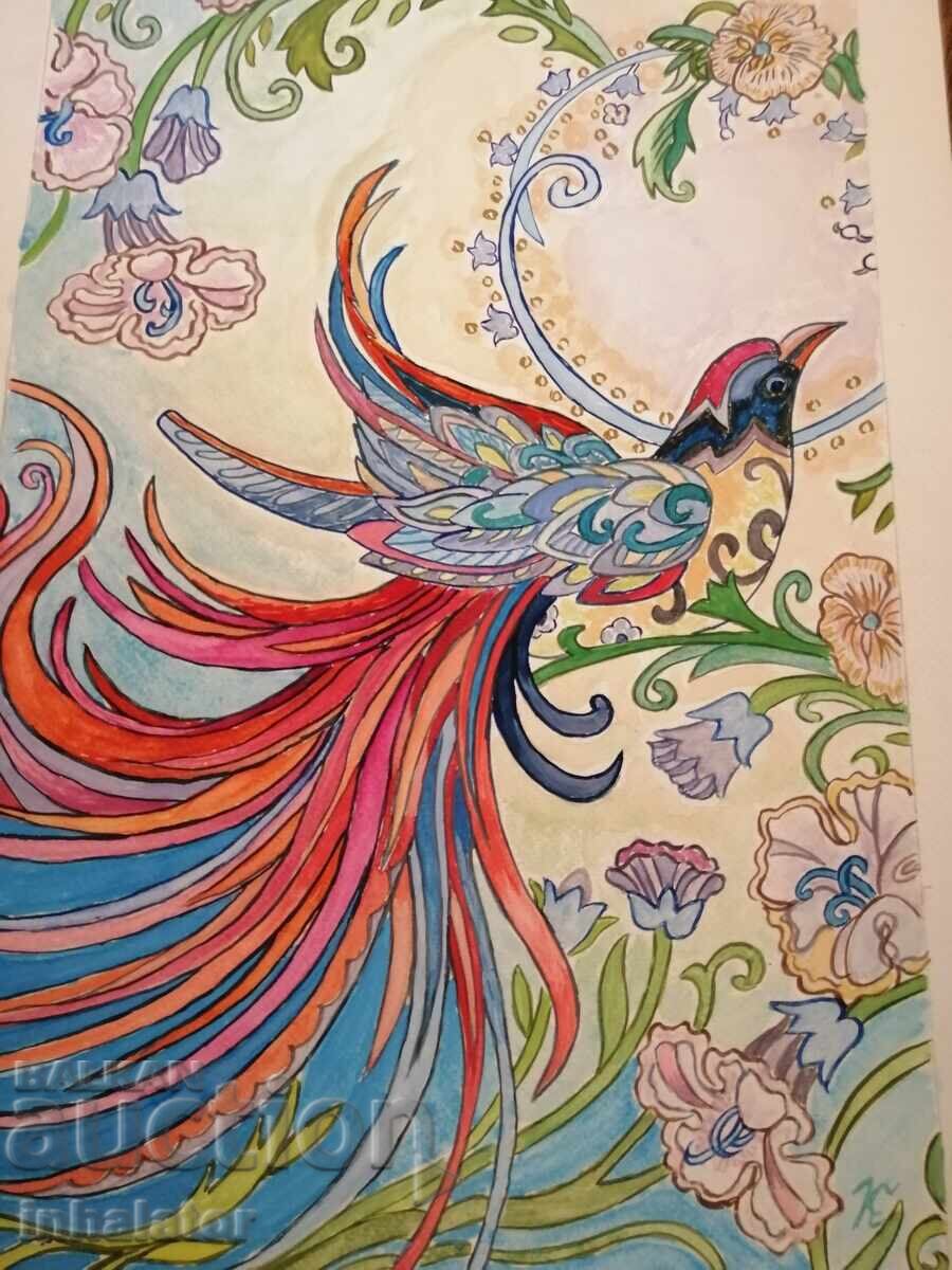 Δημοπρασία Ακουαρέλ Βολνοστ 28 - 42 εκ