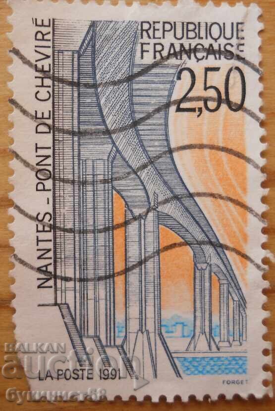 France "The Cheviré Bridge, Nantes" - 1991