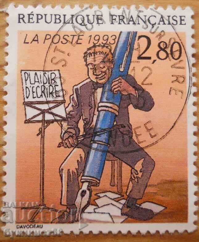 France "Etienne Davodeau - Caricature" - 1993 France "Etienne Davodeau - Caricature" - 1993