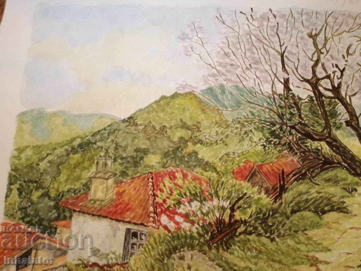 Acuarelă Baira 39 - 27 cm cu preț 30.00 BGN | € 15.34