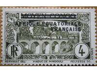 Френска Екваториална Африка - 1936 г (надпечатка)